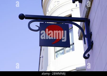 Bordeaux , Aquitaine / France - 05 05 2020 : Monoprix logo sign on city building of supermarket facade in street Stock Photo