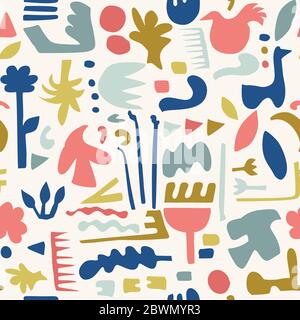 Premium Vector  Trendy collage matisse cut out isolated elements