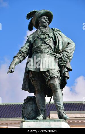 Gustav II Adolf's statue, Gothenburg, Göteborg, Västra Götaland County, Sweden, Schweden, Sverige, Svédország, Europe Stock Photo