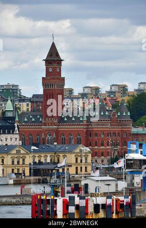 city hall, Rådhuset, Helsingborg, Scania, Sweden, Schweden, Sverige, Svédország, Europe Stock Photo