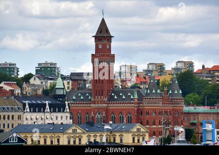 city hall, Rådhuset, Helsingborg, Scania, Sweden, Schweden, Sverige, Svédország, Europe Stock Photo