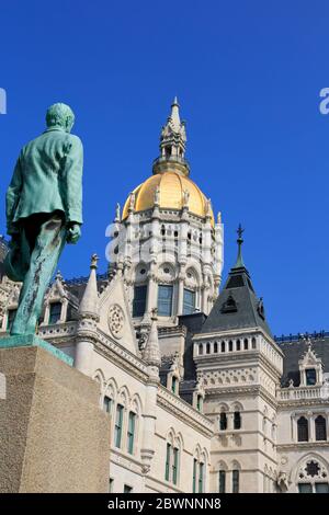 Andersonville Monument, State Capitol Building, Hartford, Connecticut, USA Stock Photo