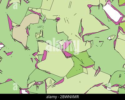 Background texture pattern, vector design, geometric and abstract in green, violet and white colors. Stock Vector