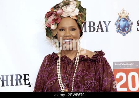 Southampton, NY, USA. 18 July, 2015. Sherry Bronfman at the Rush Philanthropic ArtsFoundation's 20th Anniversary 'Art For Life' Benefit at Fairview Farms. Credit: Steve Mack/Alamy Stock Photo