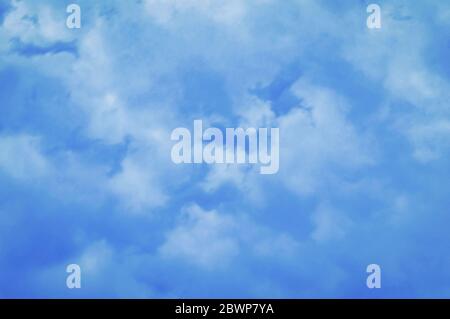 Clouds floating in the sky. Beautiful clouds Stock Photo