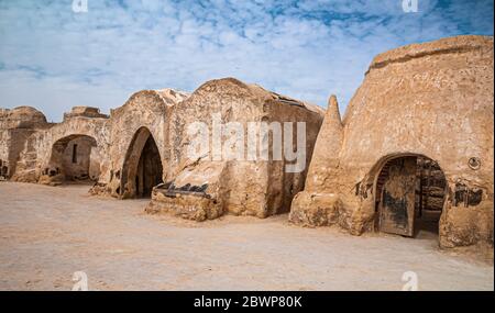 Star Wars movie set for planet Tatooine Stock Photo
