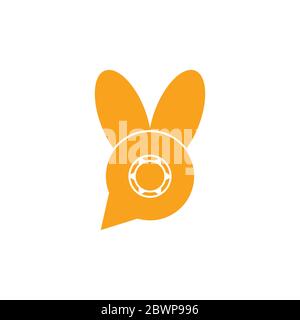 Grasshopper Simple vector icon. Illustration symbol design template for