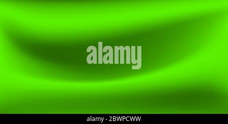 Abstract background with wavy surface in green colors Stock Vector
