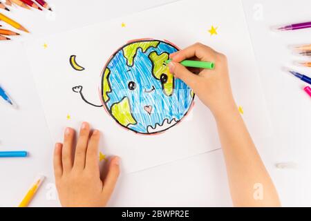 Earth Day Child Embracing Earth Coloring Page Reduce Reuse Coloring Page  Vector, Earth Drawing, Ring Drawing, Ear Drawing PNG and Vector with  Transparent Background for Free Download