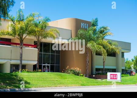 ISSI Integrated Silicon Solution campus exterior. ISSI is an American semiconductor manufacturing company headquarters - Milpitas, CA, USA - 2020 Stock Photo