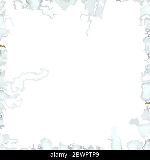 White and gold marble texture. Trendy background for design. Vector illustration Stock Vector