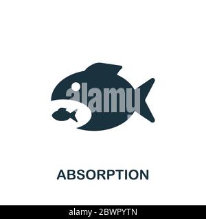 Absorption icon vector for graphic design, logo, website, social media ...