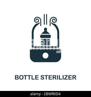 Bottle Sterilizer icon. Simple element from baby feeding collection. Creative Bottle Sterilizer icon for web design, templates, infographics and more Stock Vector