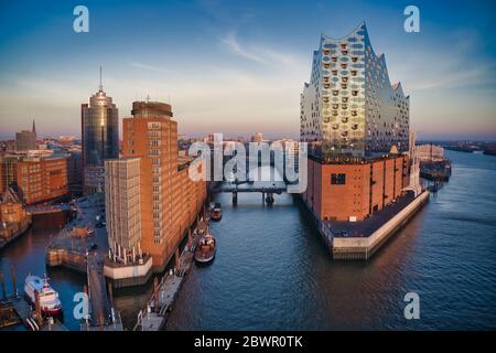 The Elbe Philharmonic is a concert hall in the Hafencity quarter and a new landmark in Hamburg