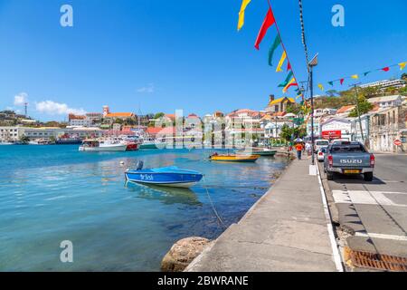View over the Carnarge of St George's, Grenada, Windward Islands, West Indies, Caribbean, Central America Stock Photo