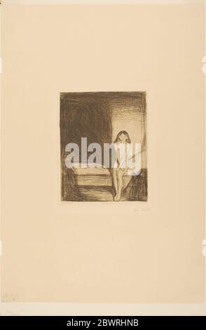 Puberty - 1902 - Edvard Munch (Norwegian, 1863-1944) printed by Otto