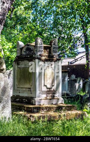 Bunhill Fields Burial Ground, London, UK Stock Photo