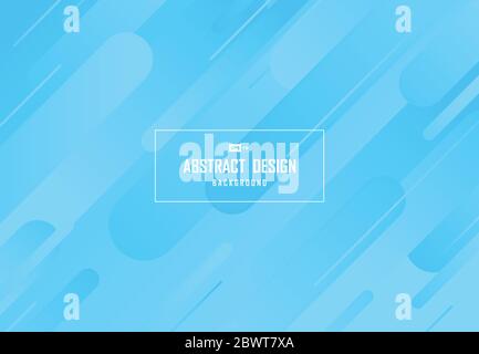 Abstract gradient blue stripe line pattern artwork of fluid design element background. Use for ad, poster, template design, print, artwork. Stock Vector