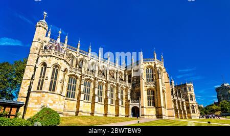 St George Chapel at Windsor Castle, England Stock Photo