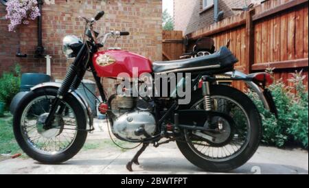 BSA Starfire 250 cc Motorbike 1968 Stock Photo