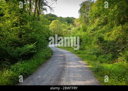 A winding country road Stock Photo