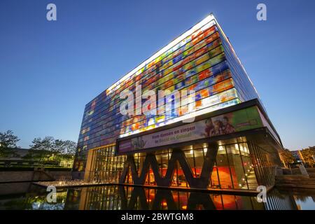 HILVERSUM, THE NETHERLANDS - MAY 08, 2020: The Netherlands Institute for Sound and Vision is the cultural archive and a museum. The Institute collects Stock Photo