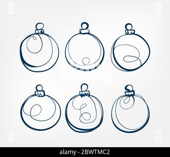 Single continuous line drawing balls for billiards. American pool ...