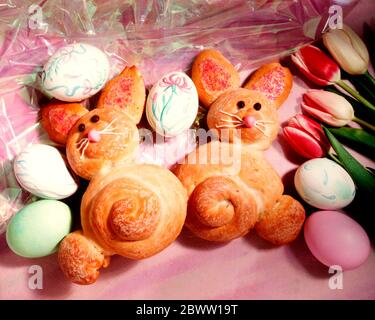 Bunny Bread Stock Photo