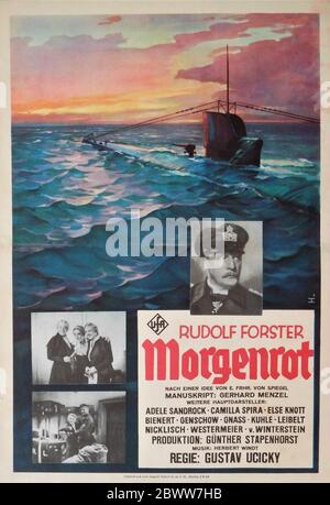 Morgenrot / Dawn 1933 UFA U-Boot U-Boat submarine World War One Rudolf ...