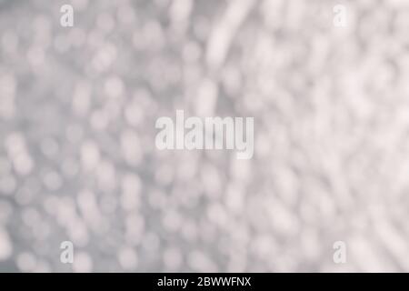 White Blurred Abstract Bokeh Background. Stock Photo