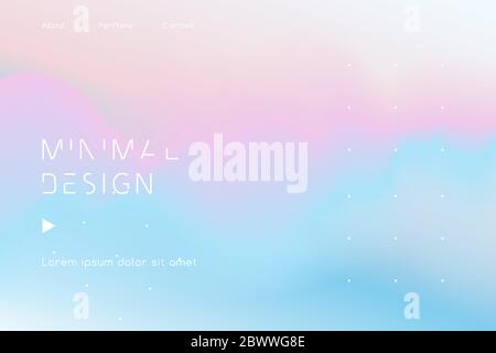 Colorful motion wave abstract vector background. Design template Stock Vector