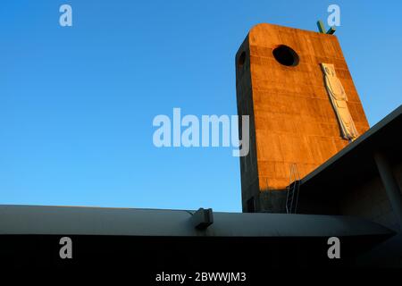 SEOUL, SOUTH KOREA - DECEMBER 29, 2018: Jeoldusan Martyrs Shrine in winter time where is a famous landmark of Seoul, South Korea. Stock Photo