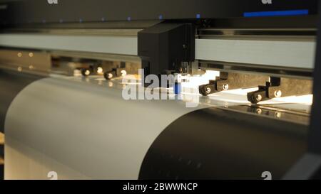 Industrial worker input data programing for CNC milling machine. Stock Photo