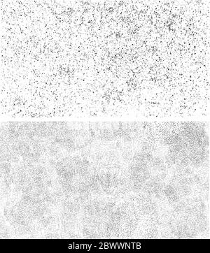 Set of two sandy grunge soft textures Stock Vector