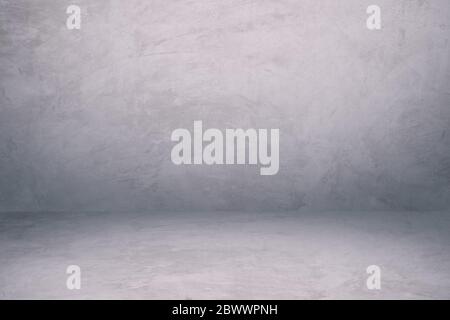 Abstract Concrete Room Background Using for Product Presentation Backdrop. Stock Photo