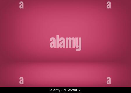 Abstract Luxury Plum Color Room Background Using for Product Presentation Backdrop. Stock Photo