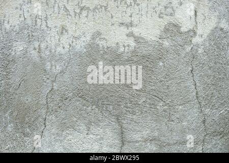 Grey Raw Concrete Wall Texture Background. Stock Photo