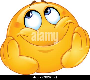 Thinking emoticon smiley Stock Vector Image & Art - Alamy