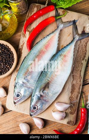 Indian mackerel Rastrelliger kanagurta Stock Photo