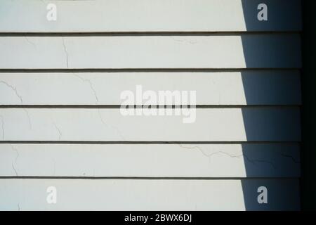 Shadow on the Crack Concrete Wall Texture Background. Stock Photo