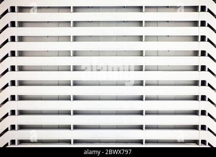 White Air Conditioning Vent Background. Stock Photo