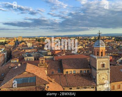 Panorama of the city of Modena, Italy Stock Photo