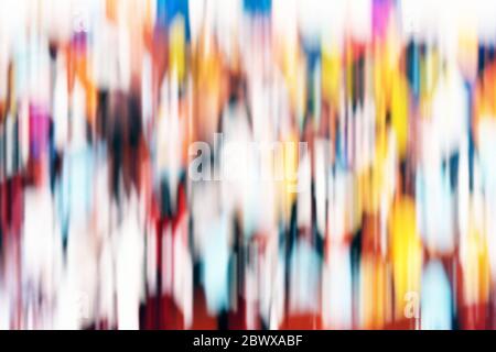Abstract Colorful Motion Blurred Background. Stock Photo