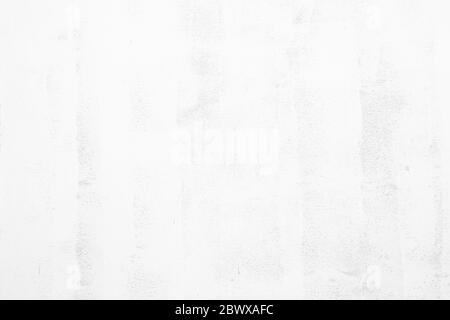 White Brush Stroke Painting on Concrete Wall Texture Background. Stock Photo
