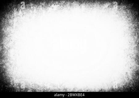 Old Grunge Concrete Wall Border Background with White Space for Text. Stock Photo