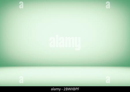 Abstract Luxury Neo Mint Color Gradient Studio Backdrop with Grains, Suitable for Product Presentation, Mockup and Background. Stock Photo