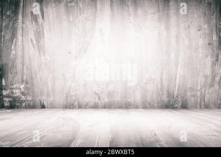 Abstract Concrete Room Background Using for Product Presentation Backdrop. Stock Photo