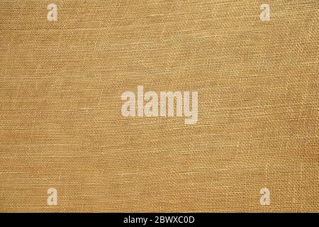 Old Brown Coarse Burlap Canvas Texture Background. Stock Photo