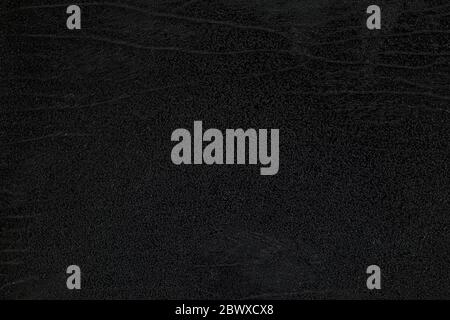 Old Black Grunge Leather Texture Background. Stock Photo