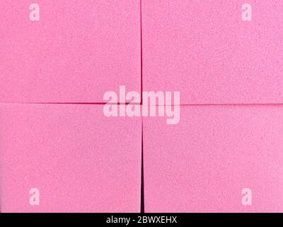 Pink sponge for vessel cleaning. Water Sponge for clean. Stock Photo